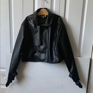 Black Women's Leather Jacket